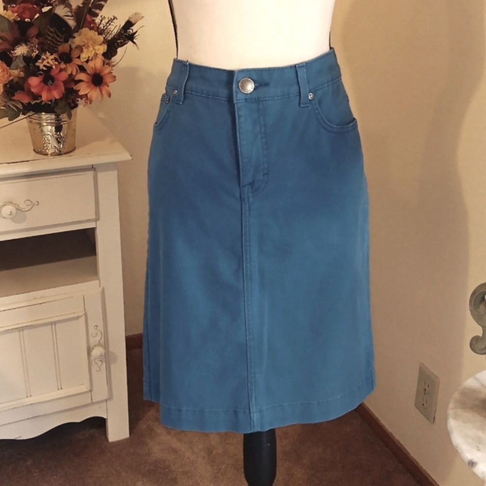 Style & Co. Jeans. Tummy Control Skirt. Coastal Cowgirl, Jeans Styling